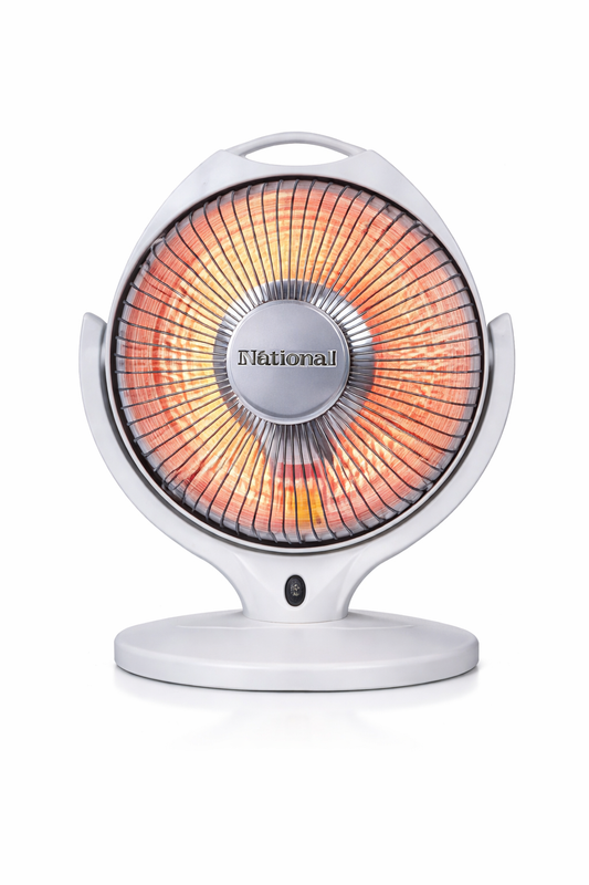 Portable electric heater with overheating protection