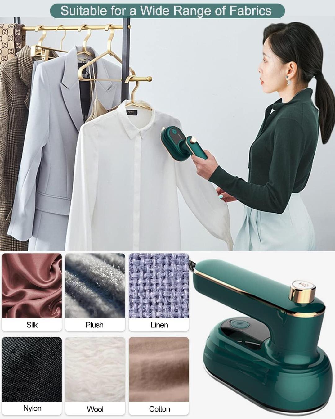 2-in-1 Portable Handheld Steam Iron, Garment Steamer