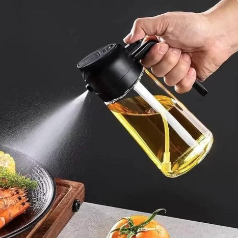 Premium Dual-Function Oil Spray Bottle