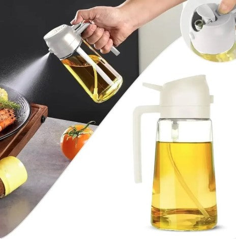 Premium Dual-Function Oil Spray Bottle