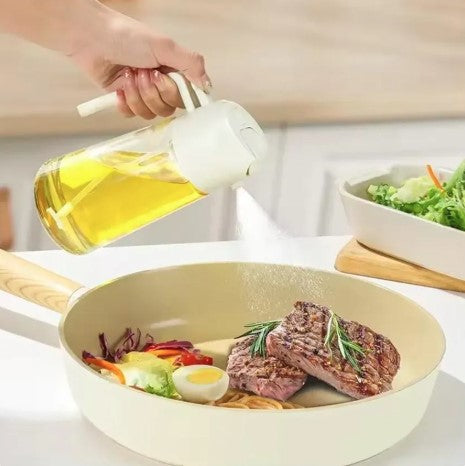 Premium Dual-Function Oil Spray Bottle